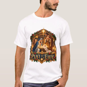 Peace on Earth Bethlehem Nativity T-Shirt