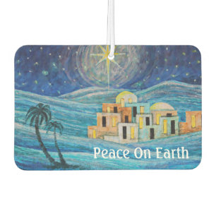 Peace On Earth Bethlehem Star Air Freshener
