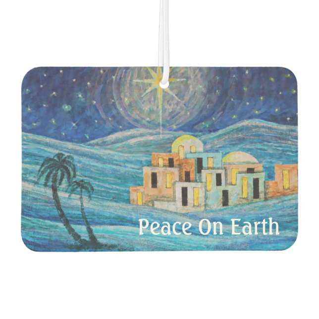 Peace On Earth Bethlehem Star  Air Freshener (Front)