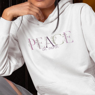 Peace On Earth Botanical Hoodie