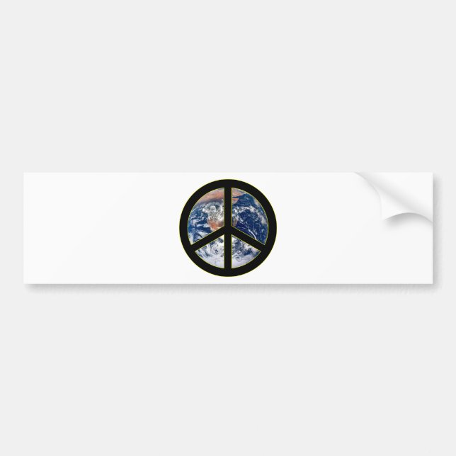 Peace On Earth Bumper Sticker (Front)