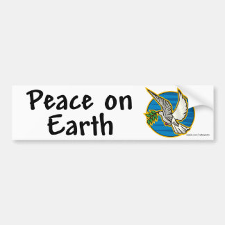 Peace on Earth Bumper Sticker