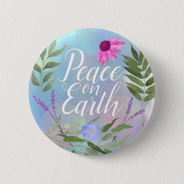 Peace on Earth Button (Front)