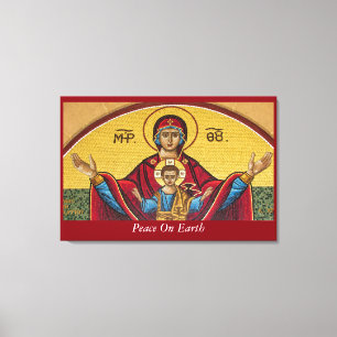 Peace On Earth Canvas Print