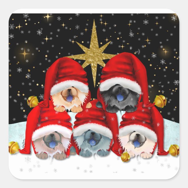 PEACE ON EARTH Chow STICKERS (Front)