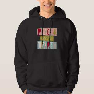 Peace On Earth Christian Believe Christmas Family Hoodie