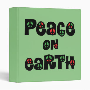 Peace On Earth Christmas Binder