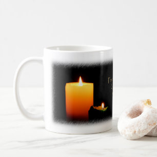 Peace on Earth Christmas Candles Mug