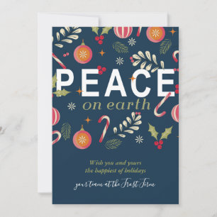 Peace on Earth Christmas Card