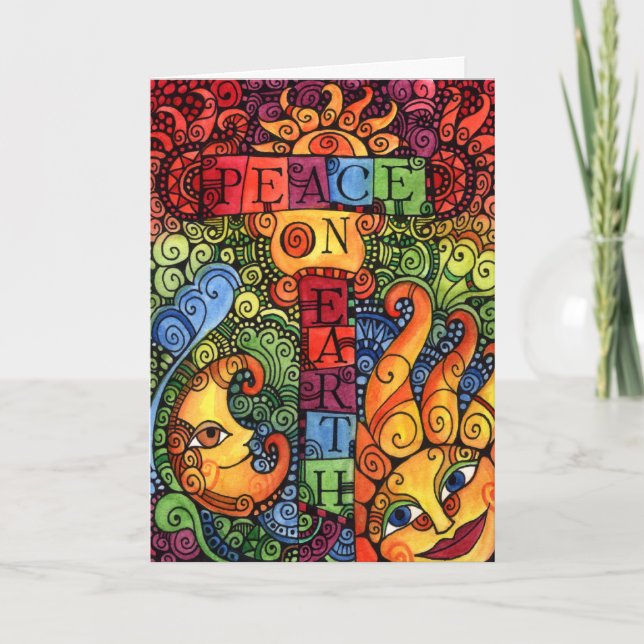 Peace on Earth Christmas Card (Front)