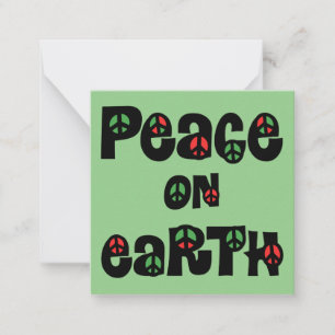 Peace On Earth Christmas Card