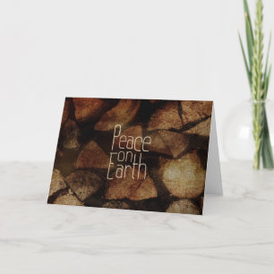 Peace On Earth Christmas Design Card