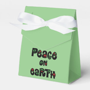 Peace On Earth Christmas Favor Box