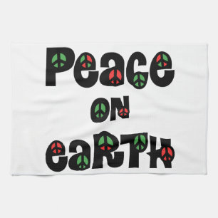 Peace On Earth Christmas Kitchen Towel
