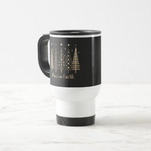 Peace on Earth Christmas Minimalist Travel Mug