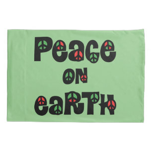 Peace On Earth Christmas Pillowcase