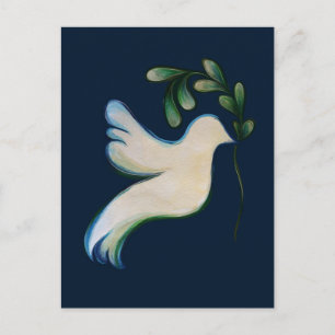 Peace on Earth Dove of Hope                        Holiday Postcard