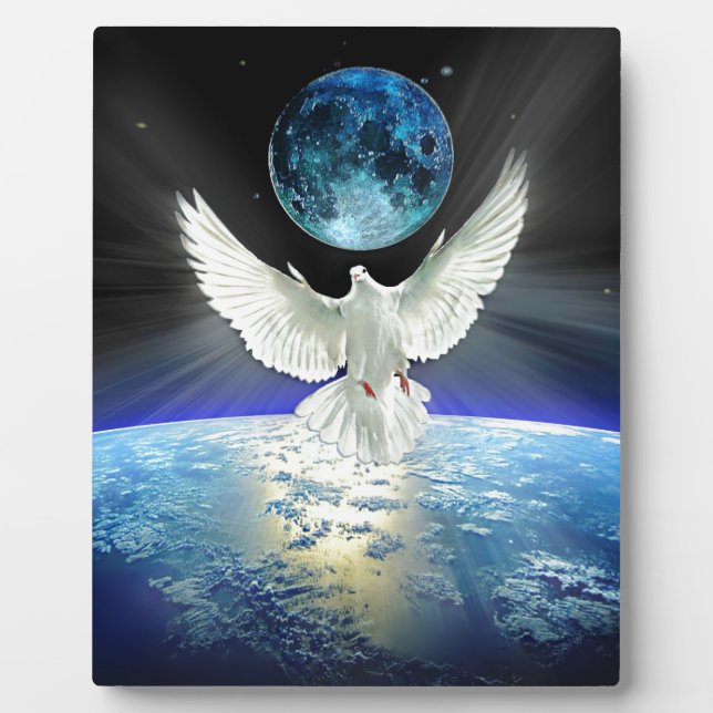 Peace on Earth Dove of Peace Plaque (Front)