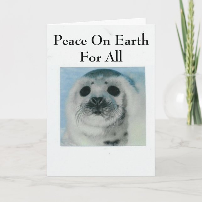  Peace On Earth For All Holiday Card (Front)