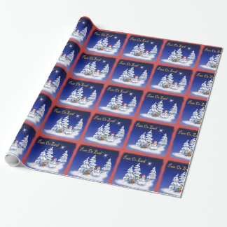 Peace on Earth gift wrap