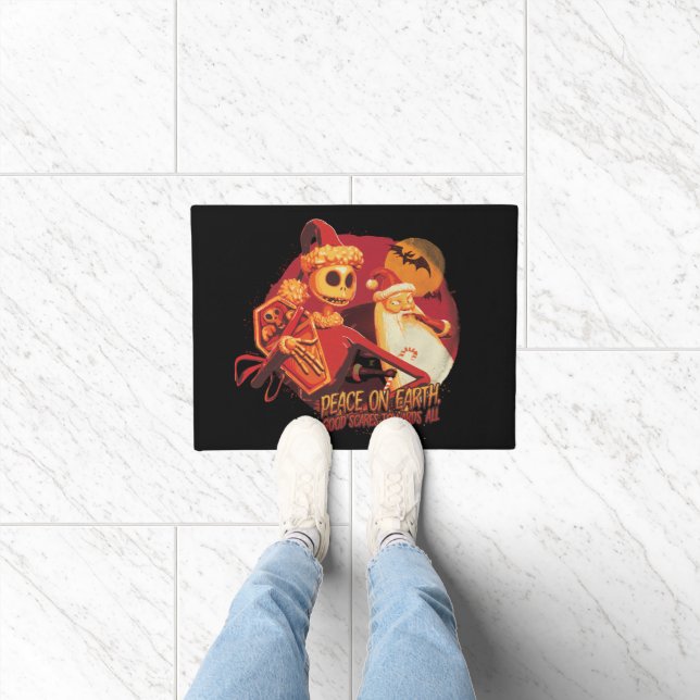 Peace On Earth Good Scares Towards All Doormat (Indoor)