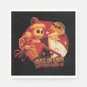 Peace On Earth Good Scares Towards All Napkin