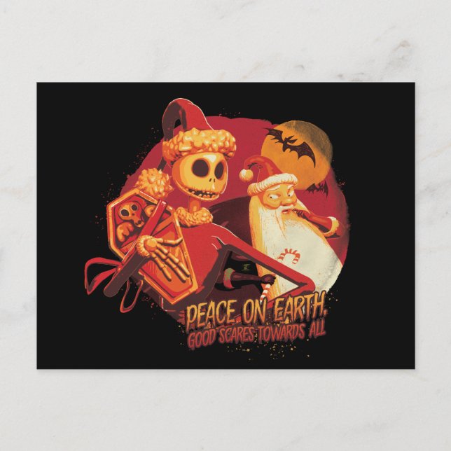Peace On Earth Good Scares Towards All Postcard (Front)