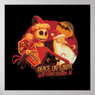 Peace On Earth Good Scares Towards All Poster