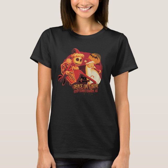 Peace On Earth Good Scares Towards All T-Shirt (Front)