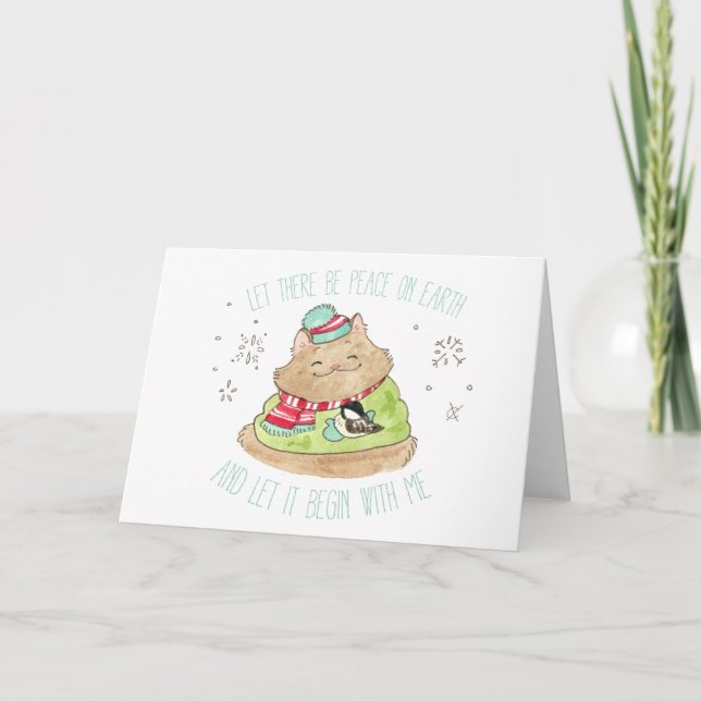 Peace on Earth Greeting Card (Front)