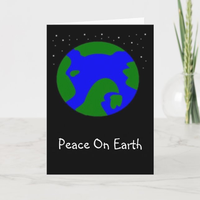 PEACE ON EARTH HOLIDAY CARD (Front)