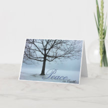Peace on Earth Holiday Card