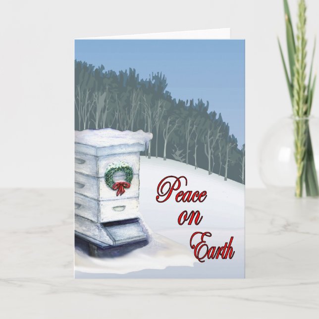 peace on earth holiday card (Front)