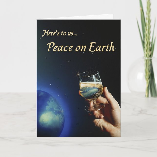 Peace on Earth holiday card (Front)