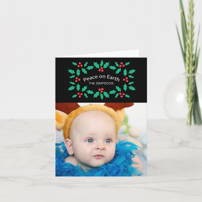 Peace on Earth Holiday Card (Front)