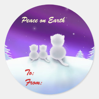 Peace on Earth Holiday Gift Tags