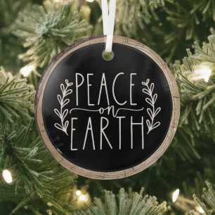 Peace On Earth Holiday Ornament