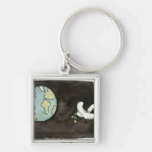 Peace on Earth Keychain