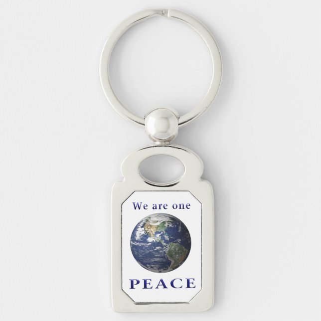 Peace on earth keychain (Front)