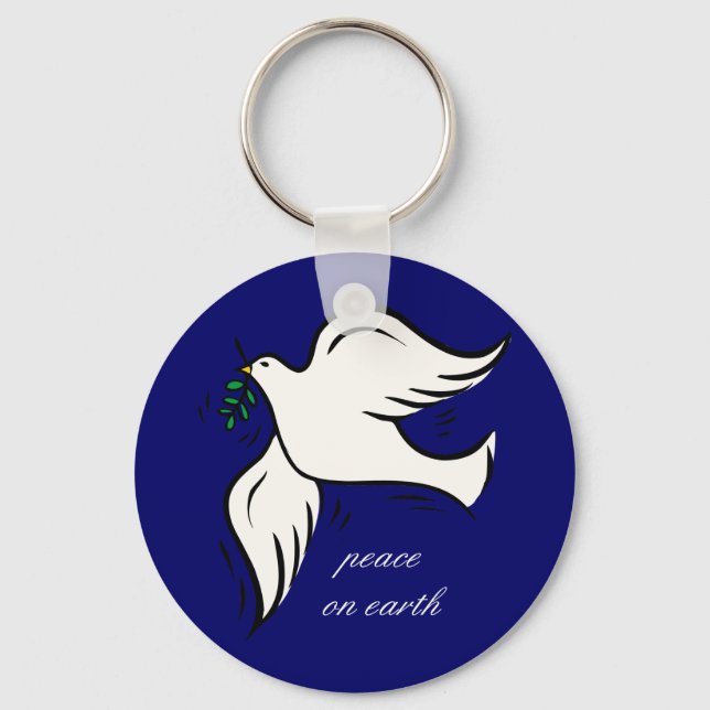 Peace on Earth Keychain (Front)