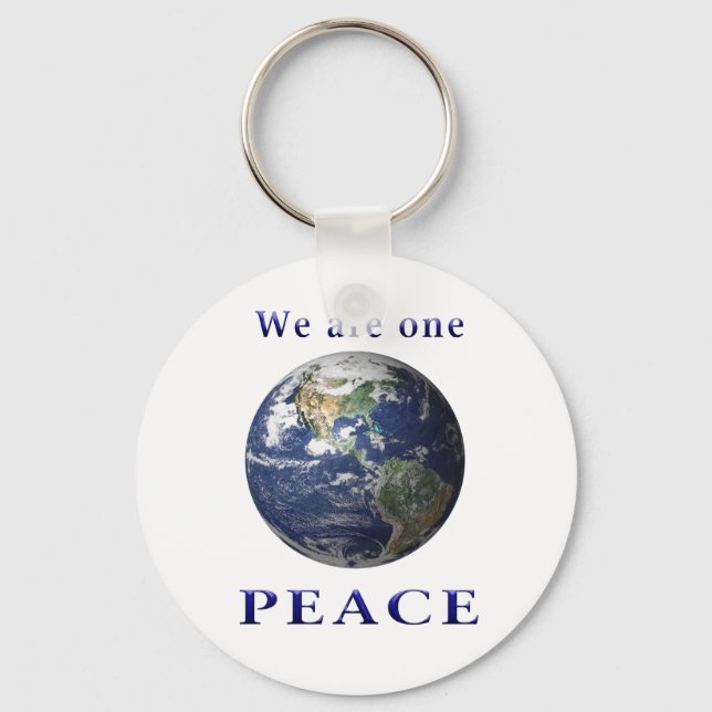 Peace on earth keychain (Front)