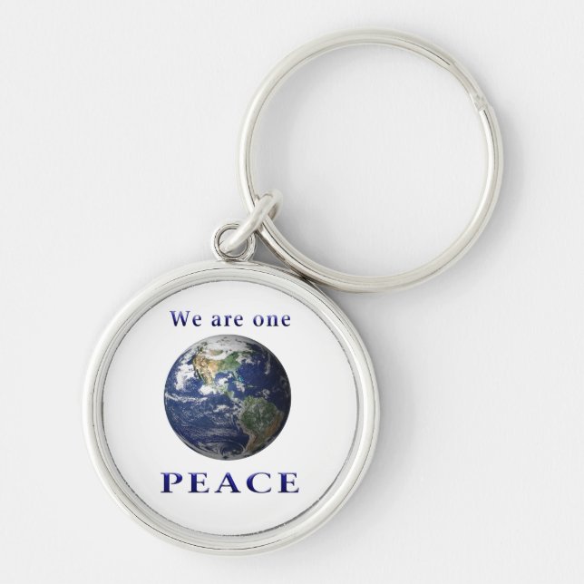Peace on earth keychain (Front)