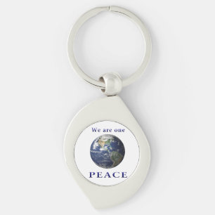 Peace on earth keychain