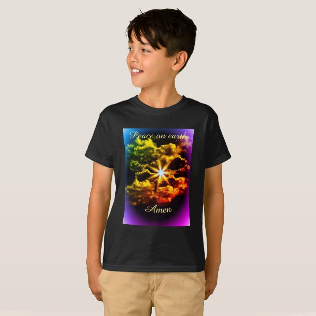 Peace on earth kids t-shirt (Front Full)