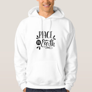 Peace on Earth - Minimalist Unisex Hoodie