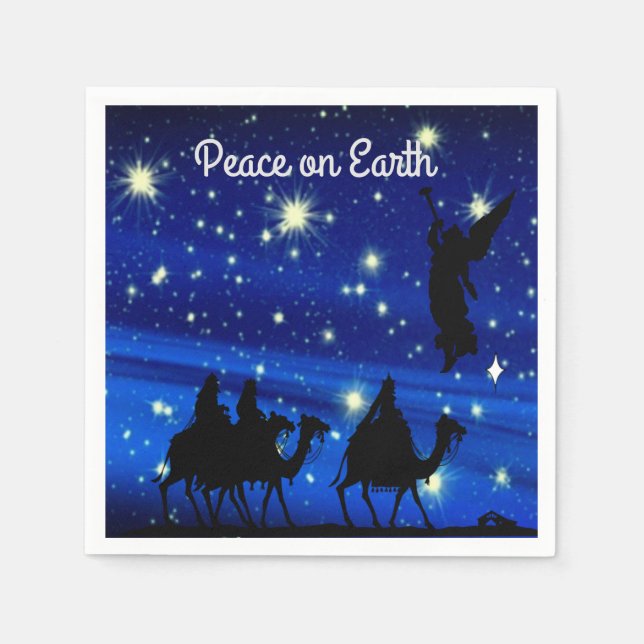 Peace on Earth Party Napkins (Front)