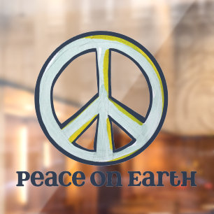 Peace on Earth Peace Sign Art