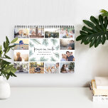 Peace on Earth | Photo Calendar<br><div class="desc">Share a favourite memory on each page of this photo calendar. Cover features a thumbnail version of each photo with "peace on earth" in handwritten lettering surrounded by festive watercolor pine boughs. Personalize the cover with your name(s) or family name and the year. Inside, your photos appear in vibrant full...</div>