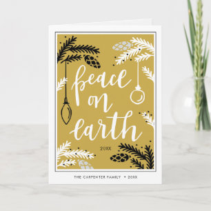 Peace on Earth Photo Holiday Card