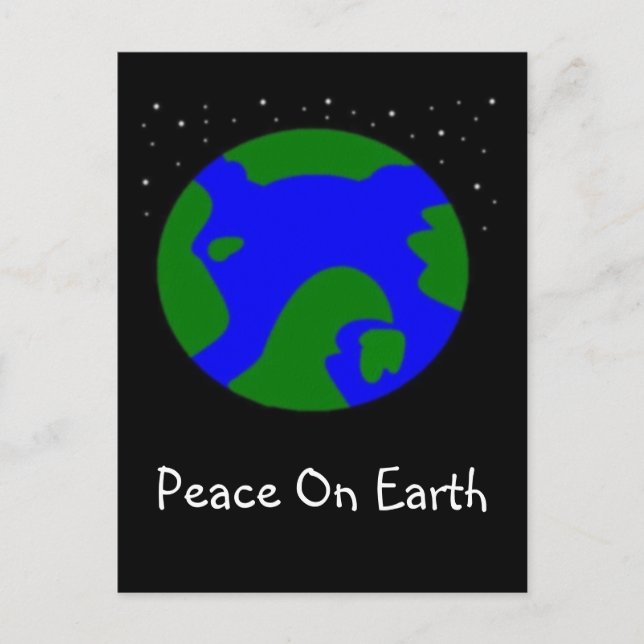 PEACE ON EARTH POSTCARD (Front)